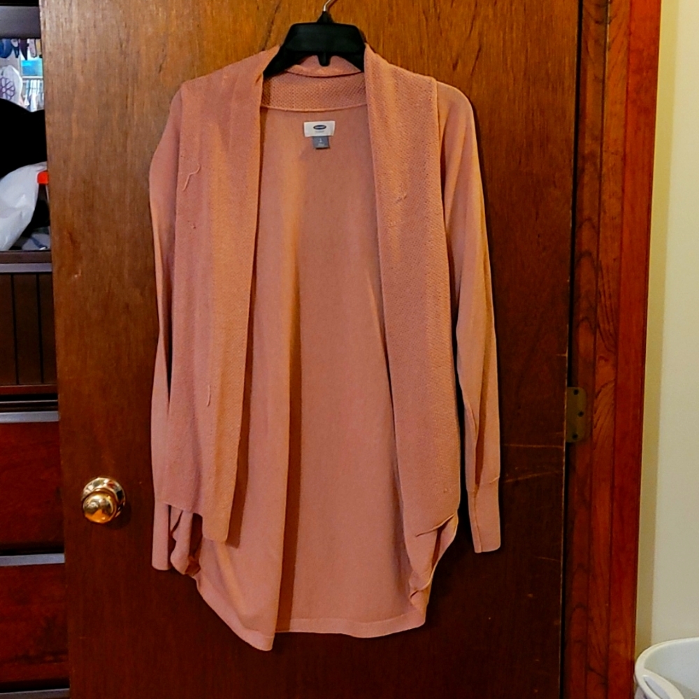 Old navy large peach color cardigan